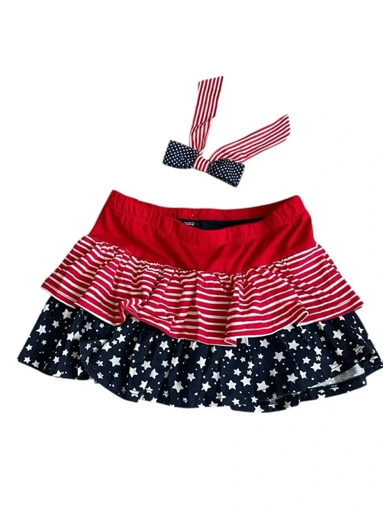 Cynthia Rowley July 4th Skirt Size 7/8 - Picture 2 of 5